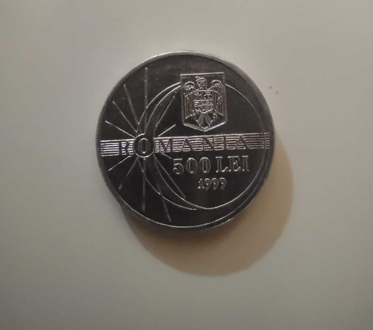 Moneda 500lei 1999 Eclipsa totala de soare