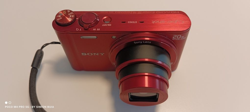 Sony DSC-WX300, 18MP, Wi-Fi, Red + Fucsia