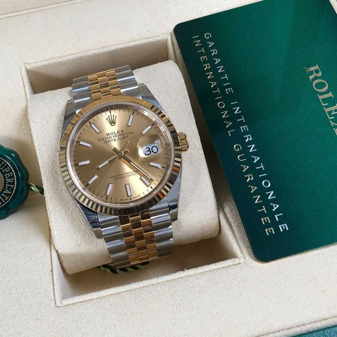 Дамски / Часовници 36mm двуцветен 2
