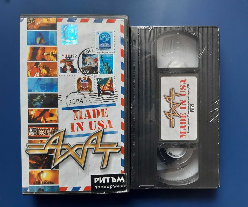 Видеокасета VHS Група АХАТ MADE IN USA / 2004 год. Неразпечатана
