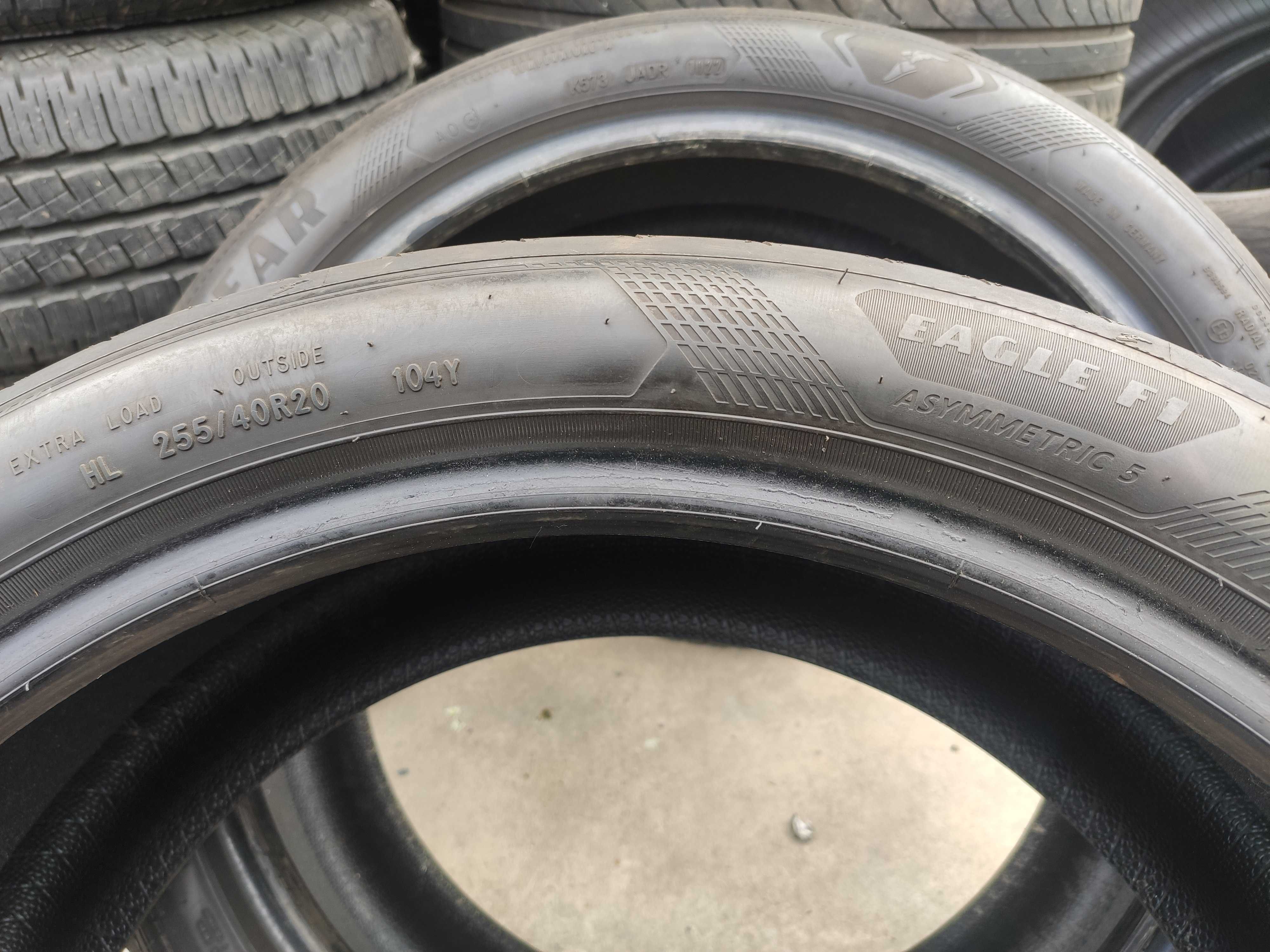 2бр Летни Гуми 255 40 20 - Goodyear - DOT 2022