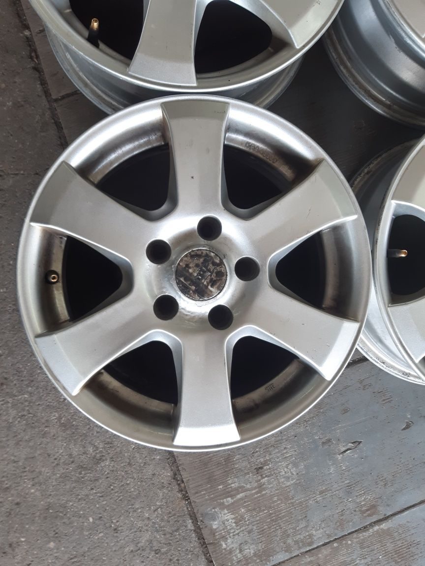 Set jante aliaj R15 5×112 6j×15 et37 golf 5,6,7, skoda Octavia