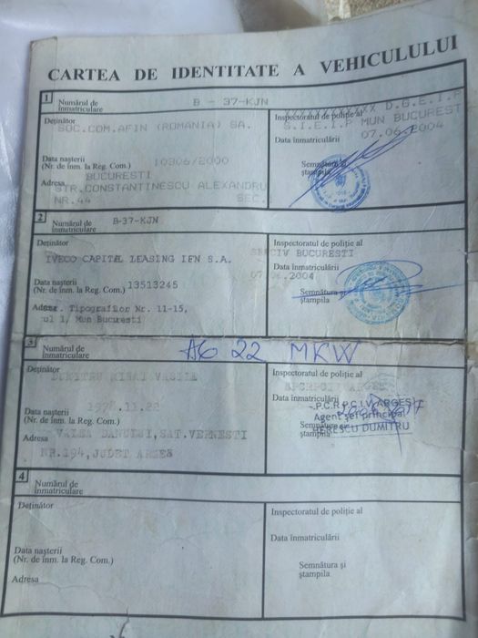 Vand Camioneta IVECO