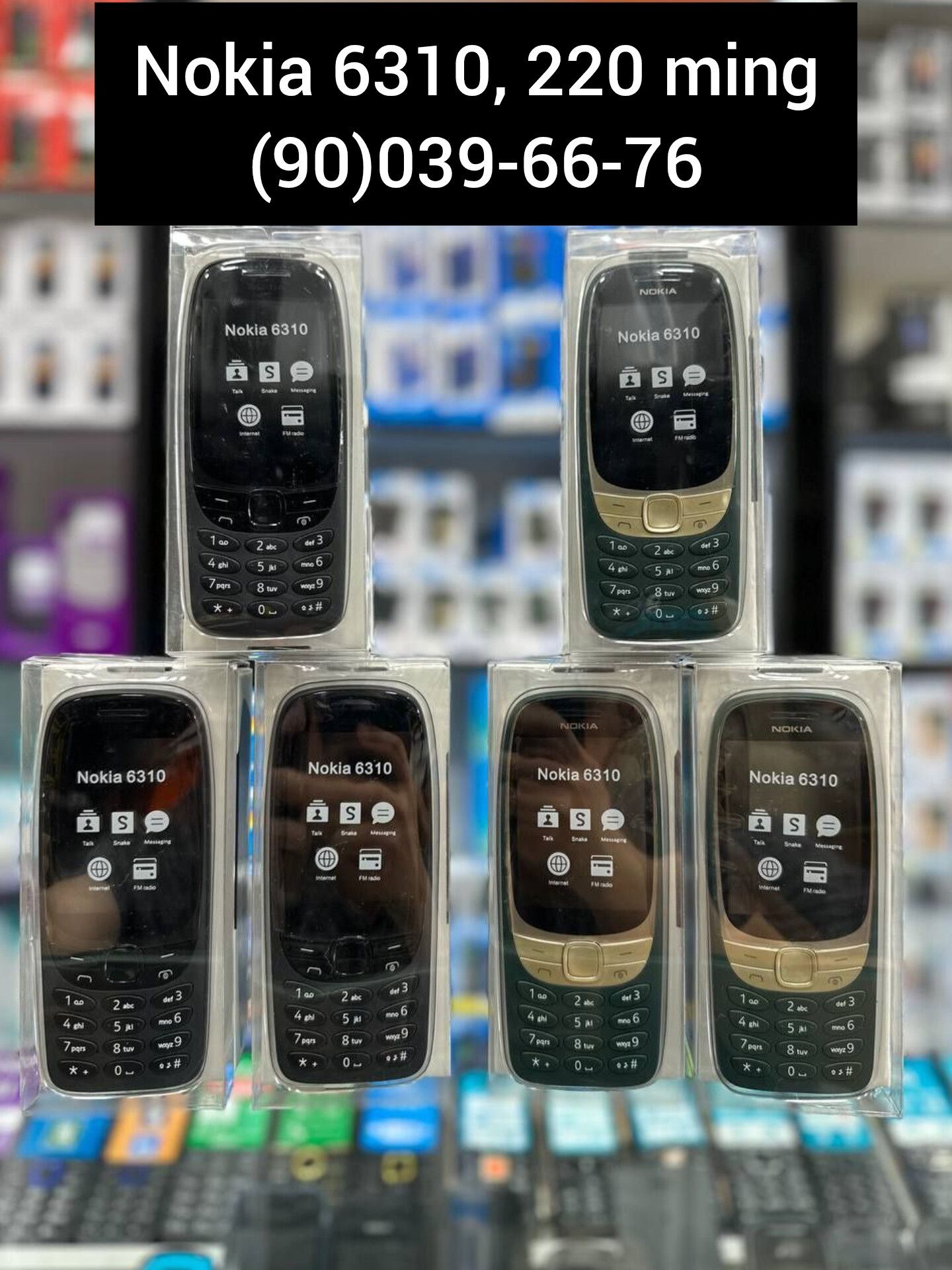 Nokia 2720 flip, YENGI, Arzon hamyonbop telefonla sotuvda.