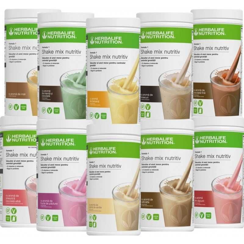 Shake F1, Pudra Proteică, Ceai Termojetic, Aloe Concentrată, Batoane