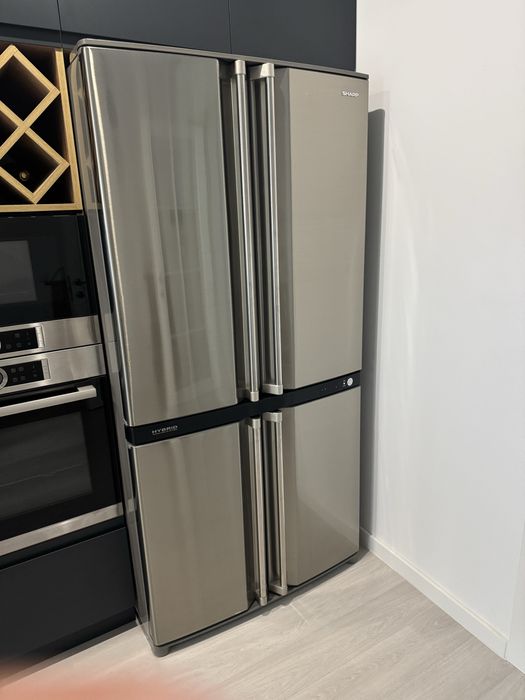 Side by Side SHARP SJ-F790STSL, 605 l, 183 cm