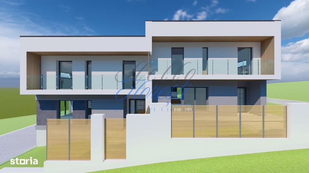 Duplex 5 camere 135 mp, 180 mp teren zona exterior nord Iris
