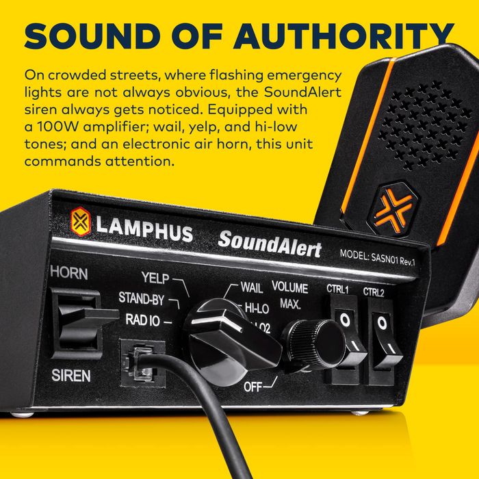 Serena  lamphus SoundAlert 100W Emergency Police Siren Kit
