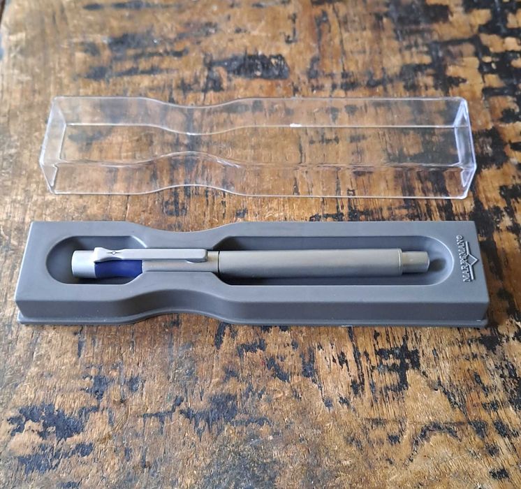 ролер Марксман Marksman rollerball pen метален, за писане, гумена част