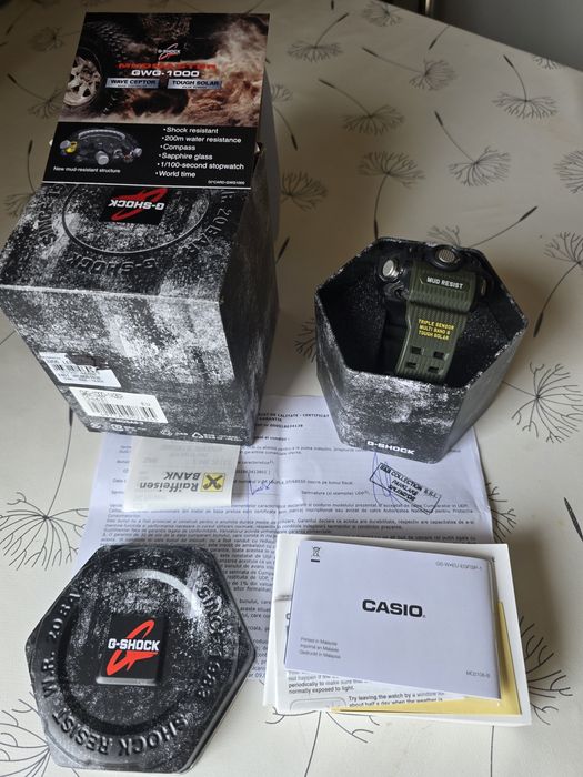 Vand Casio G Shock GWG-1000-1A3ER