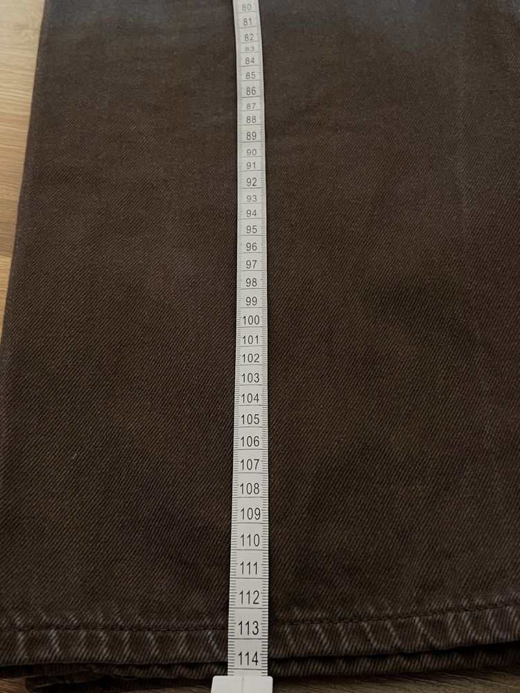Кафяви дънки monki brown baggy jeans