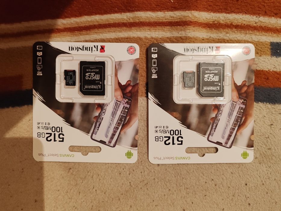 Card de memorie Kingston canvas select plus 512 GB sigilat