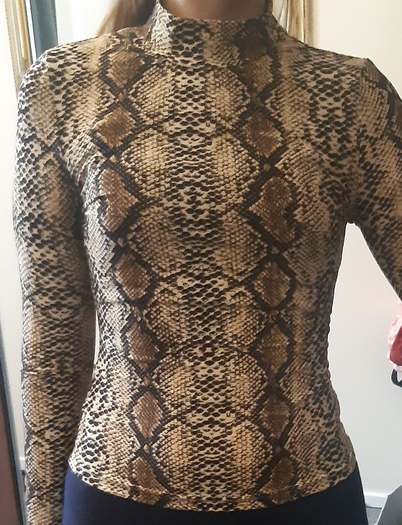 Maletă nouă animal print/imprimeu sarpe