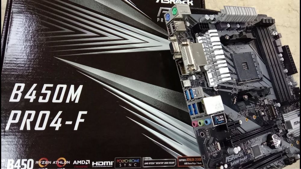 Материнская плата Asrock B450M-PRO 4f