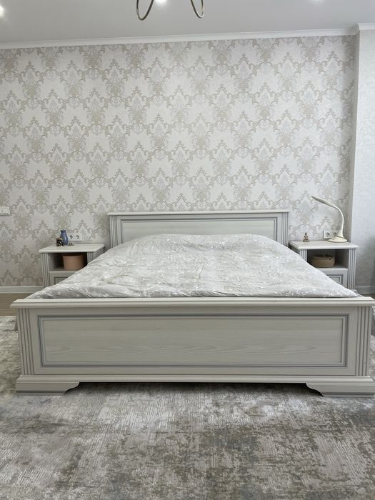 Кровать Гербор Вайт 180*200 с матрасом Аскона