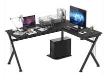 Birou computer in L, colt, design super, 50% mai ieftin