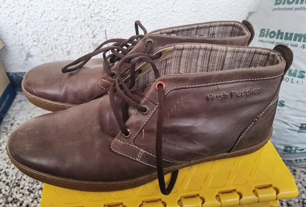 Мъжки кожени обувки от Hush Puppies, 44