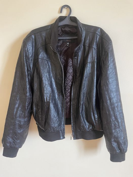 Продам кожанную ветровку, без потертости, размер XL