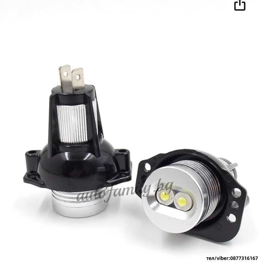 LED диодни крушки за ангелски очи на BMW  серия 3  E90/E91 (2005-2008)