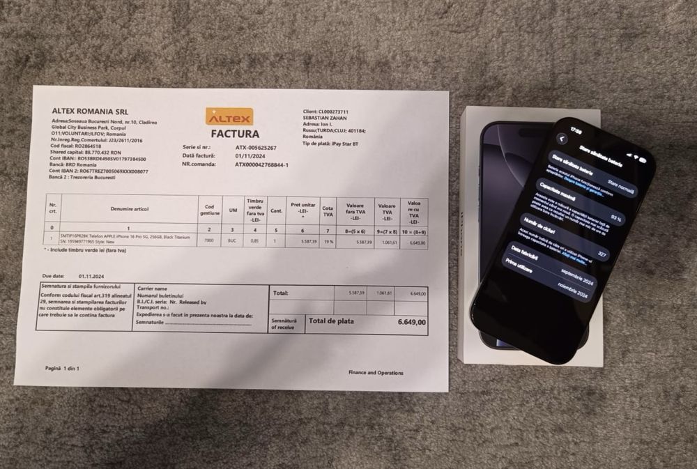 Iphone 16 pro 256 Gb