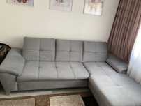 Coltar Extensibil Cu Insula Dreapta Sevilia Lux, Gri, 272 Cm Naturlich