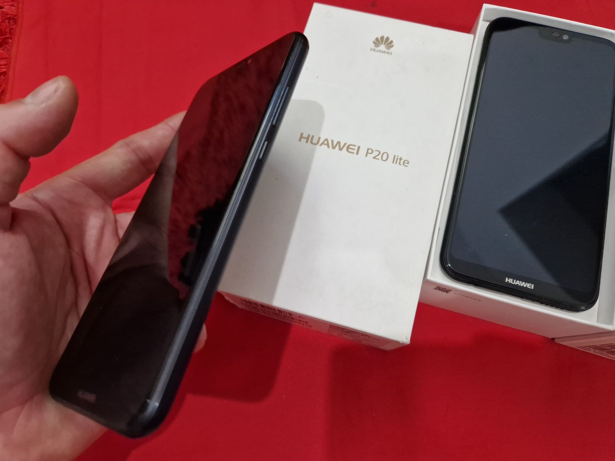 -Huawei P20 Lite, ca Nou, 64Gb, 4Ram, Black, stare ireprosabila, folos