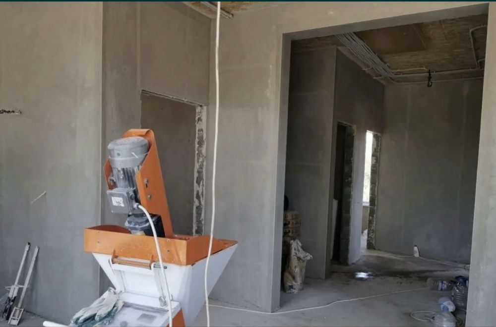 Штукатурка стен под мояк