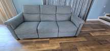 Canapea Natuzzi Astuzia 3 persoane cu 2 reclinere electrice. (Rovere)