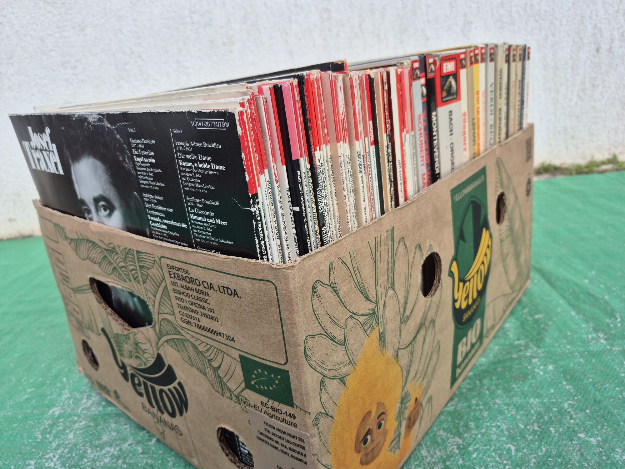 Vând 100lp Discuri Vinil colectia EMI HIS MASTERS VOICE muzică clasică