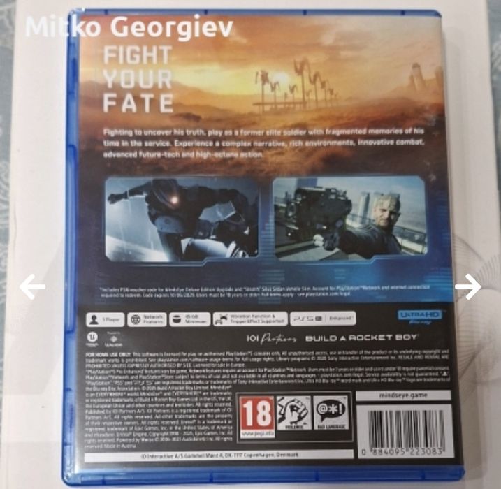 MindsEye playstation 5