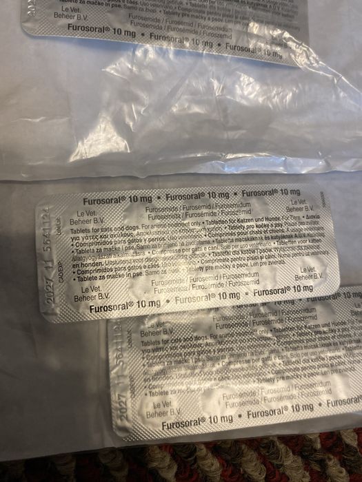 Furosoral de10 mg comprimate petru caini si pisici