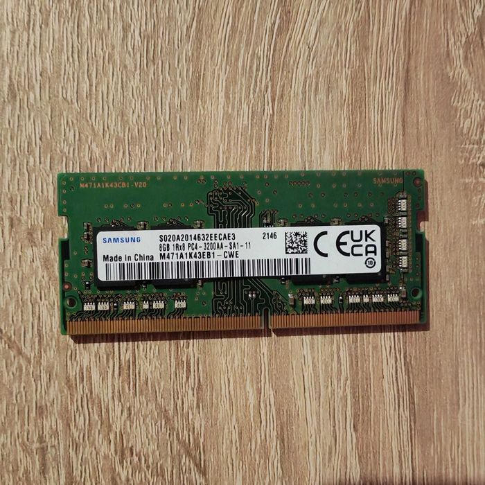 Memorie RAM Laptop Samsung 8GB 3200 MHz - Testata / m471a1k43eb1-cwe
