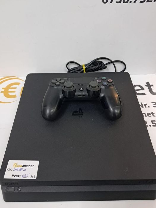 Consola Sony Playstation 4 Slim (PS4), 500 GB, Neagra -N-