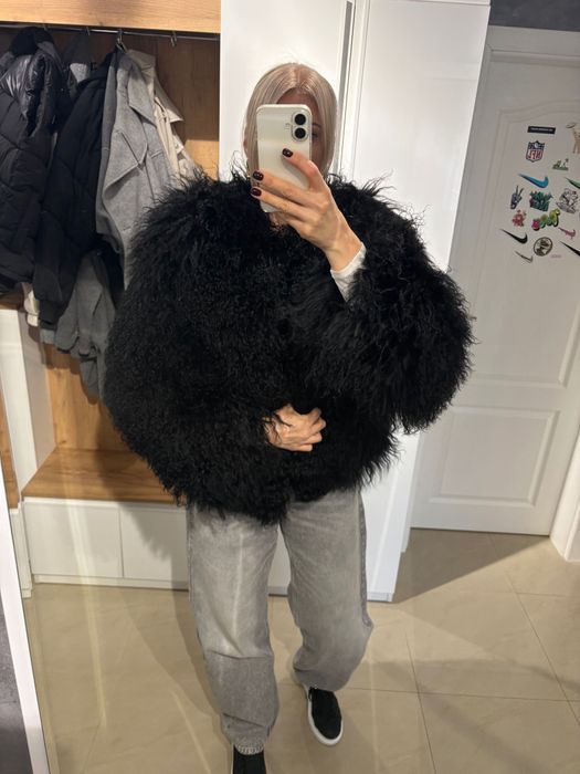 Палто от Монголска вълна, размер S