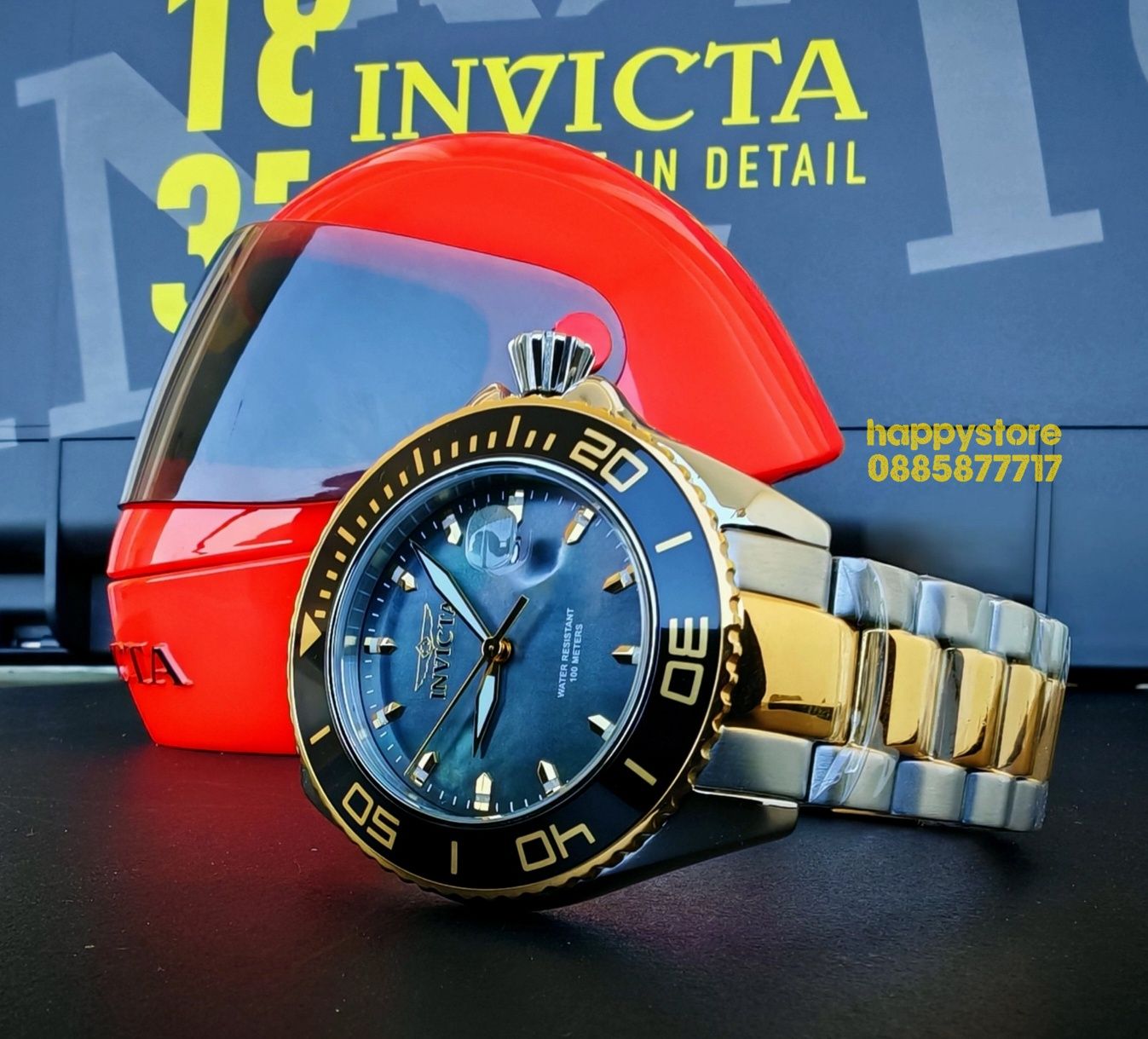 часовник INVICTA Speedway Turquoise 48 mm, Инвикта нов