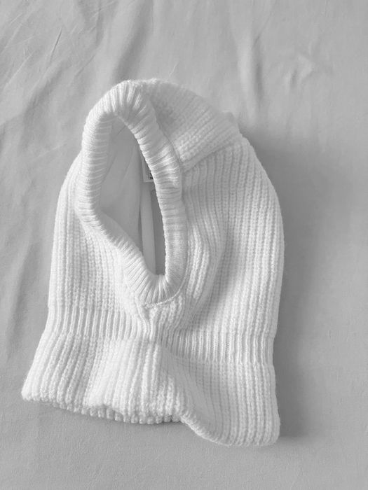 Masca de zapada cagula alba copil