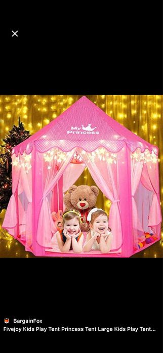 Bolalar uchun Princess Castle o‘yin chodiri