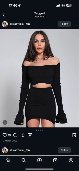 Alice Evis клин и блуза