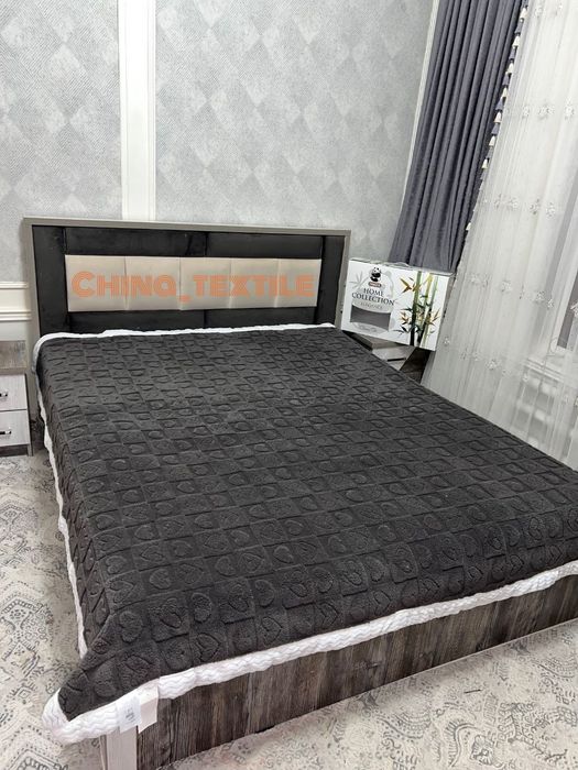 Плед барашка тёплый 2 спальный