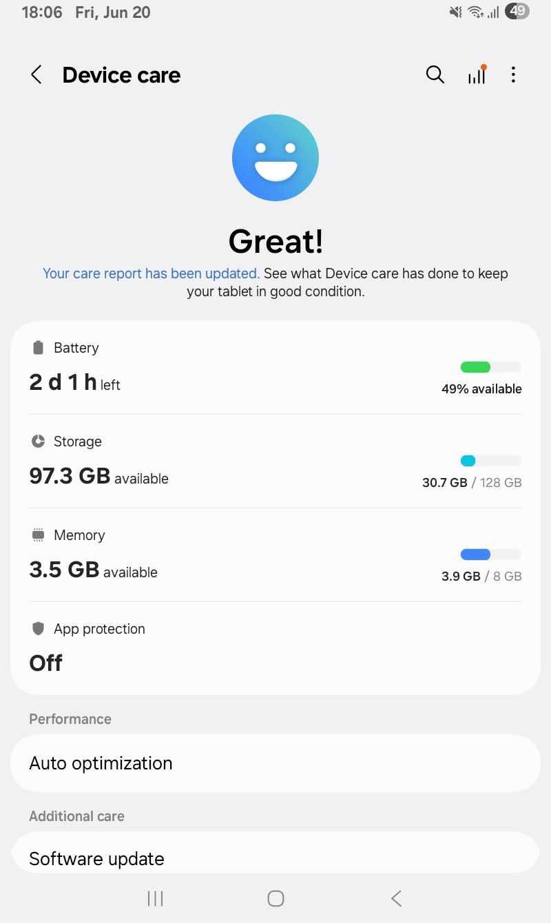 Таблет Samsung Galaxy Tab A9 4G LTE 8/128GB