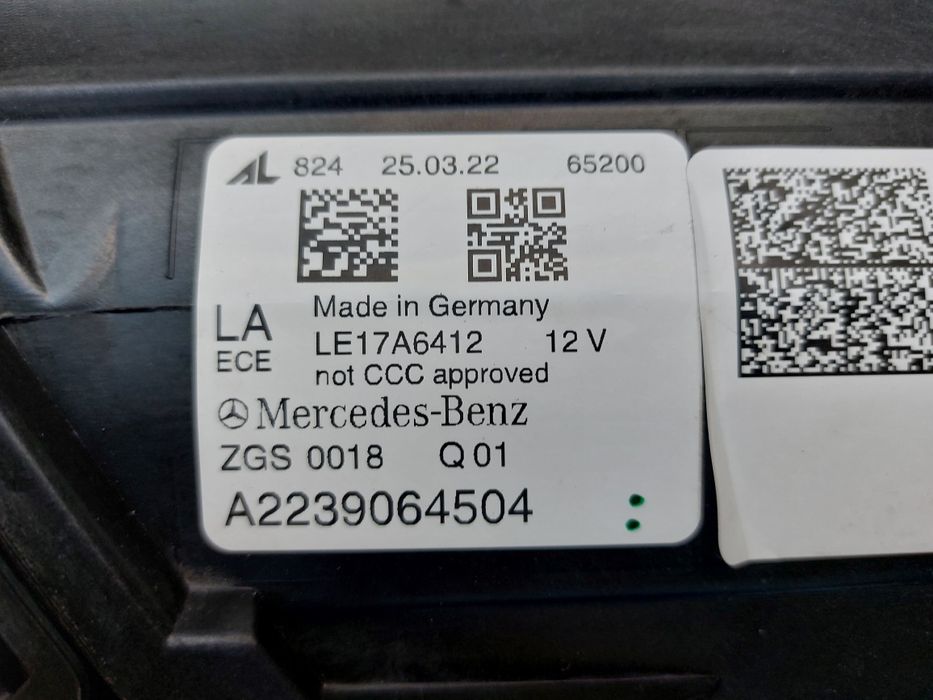 Far stanga mercedes s class w223 full led multibeam original