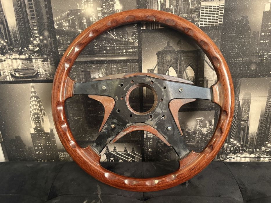 Ретро дървен волан MADE IN ITALY