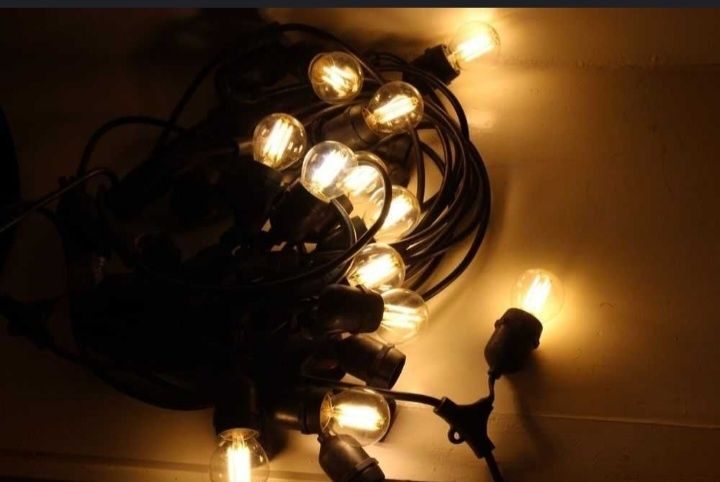 Retro gerlanda, fasad fonarlari | Ретро гирлянда, уличное освещение