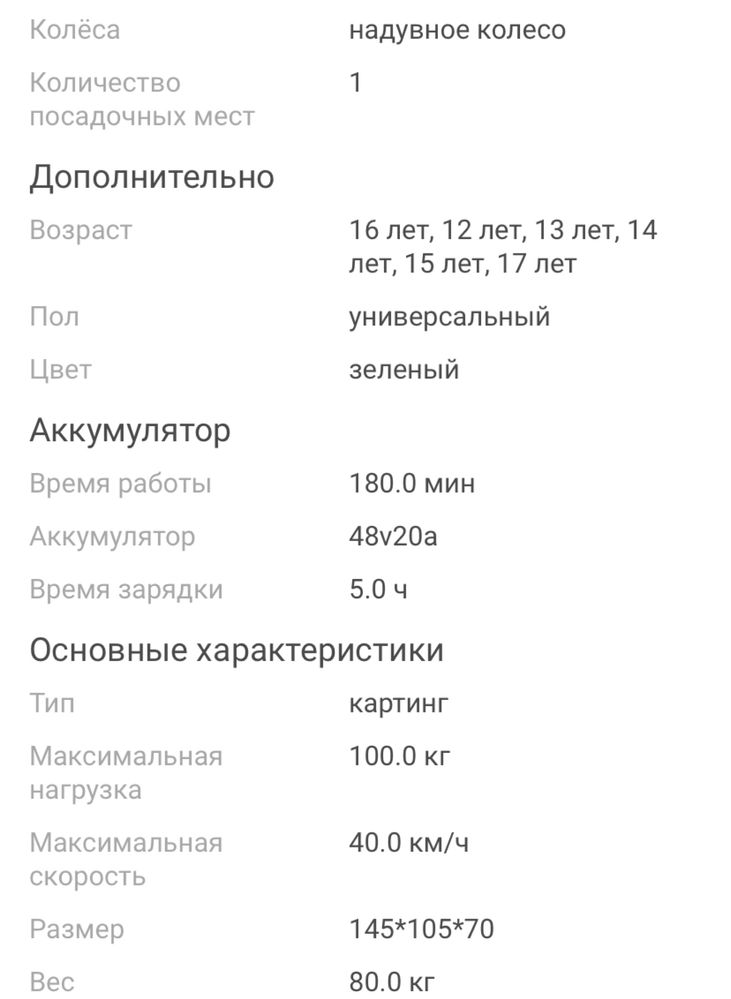 Мини баги картинг