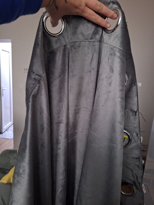 Плътни завеси с халки 2 вида