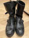 Biker boots piele Pull and Bear 38
