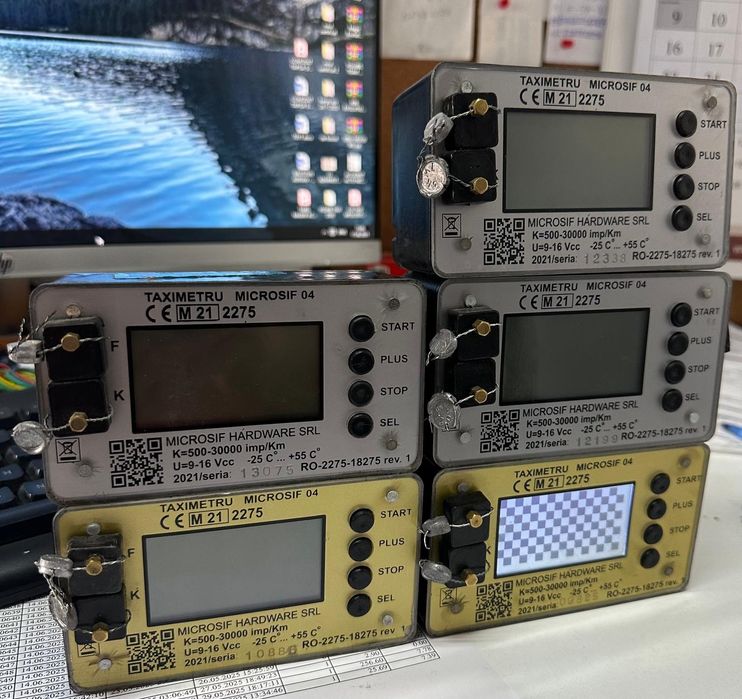 Taximetru Microsif 04 aparat taxi, asigurăm acte pentru fiscalizare.