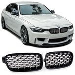 Grile / nari BMW seria 3 F30 F31 11-15 Diamond Design negru crom
