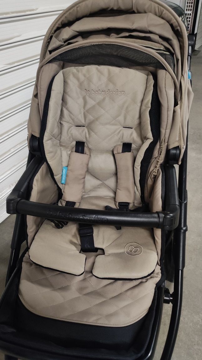 Бебешка количка 2в1 LUPO COMFORT - BABY DESIGN + Стол за кола - кошниц