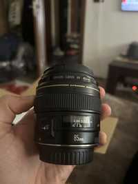 Canon ef 85mm f1.8 stare foarte buna